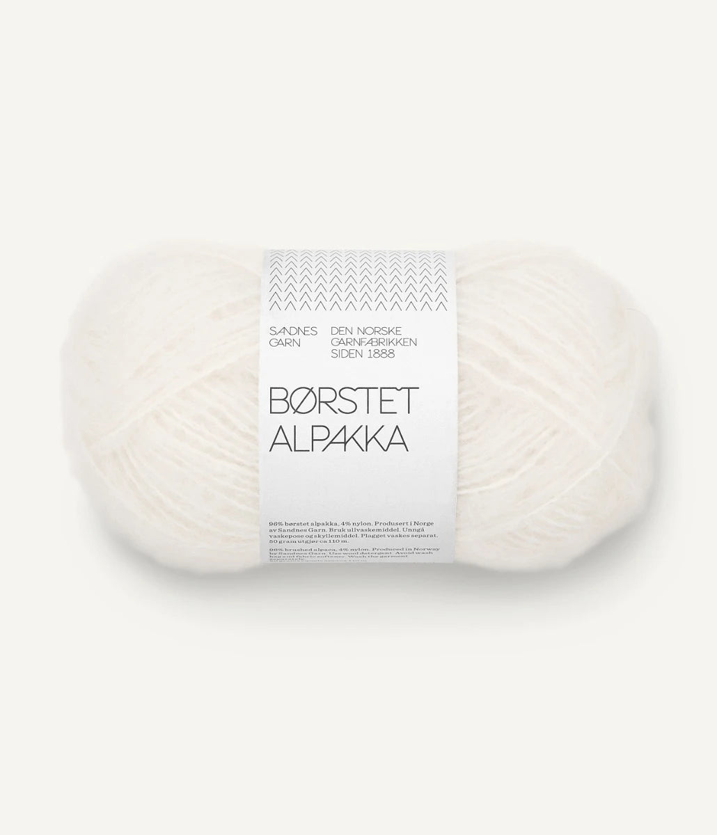 BØRSTET ALPAKKA