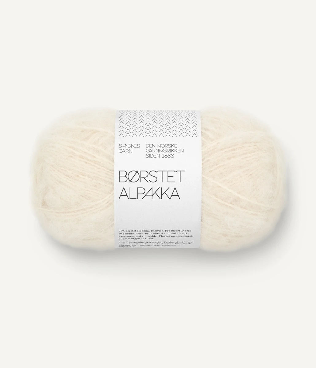 BØRSTET ALPAKKA