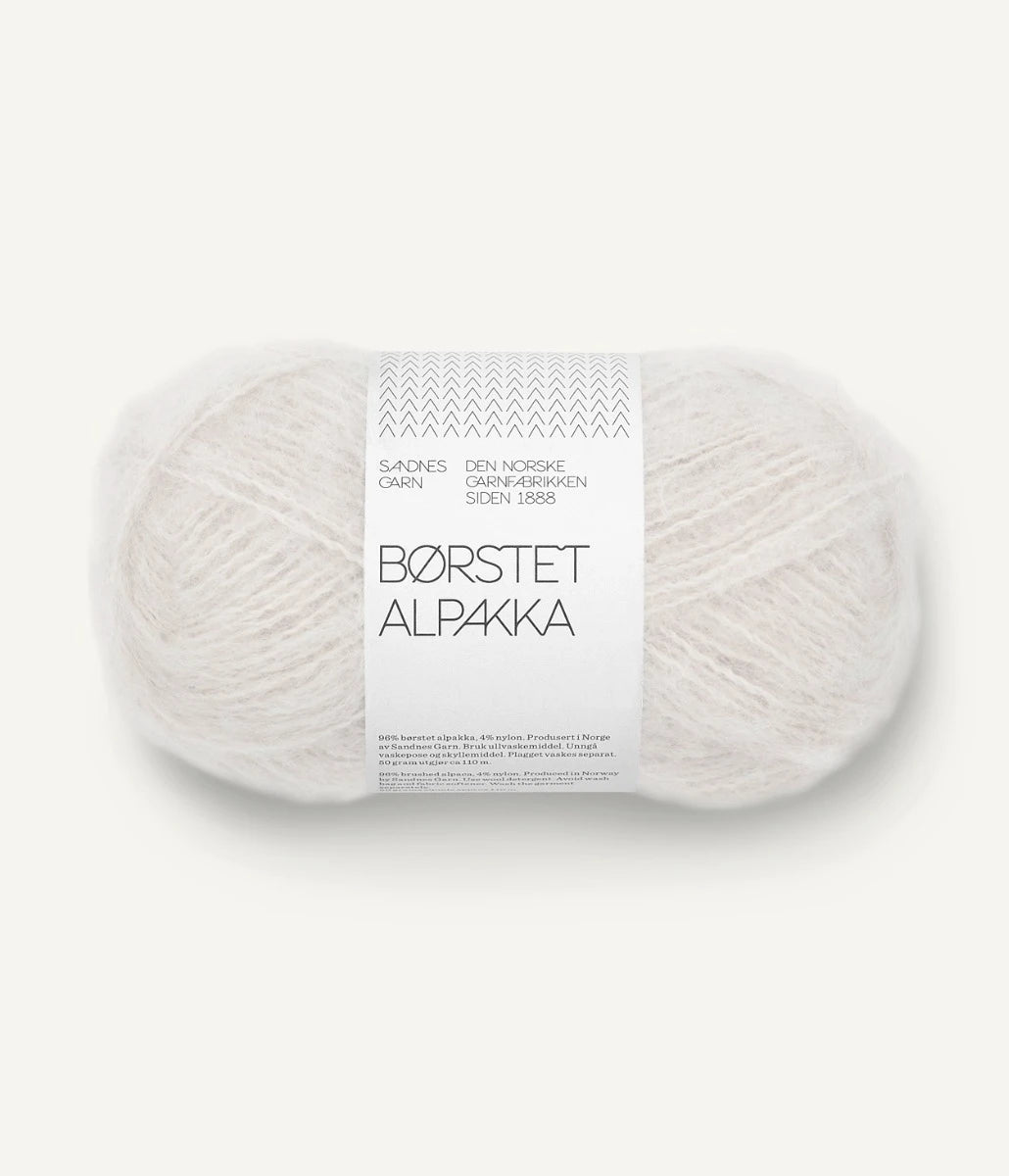 BØRSTET ALPAKKA