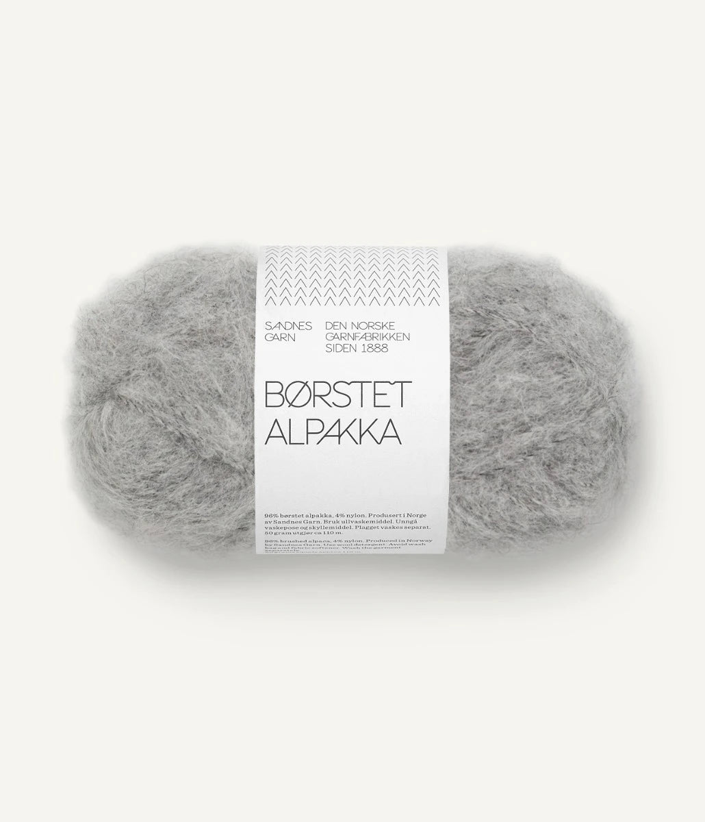 BØRSTET ALPAKKA