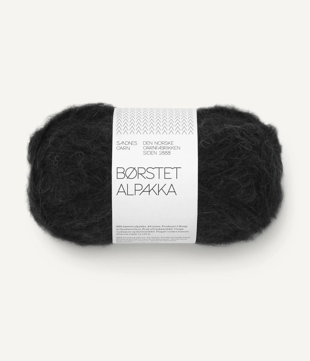 BØRSTET ALPAKKA