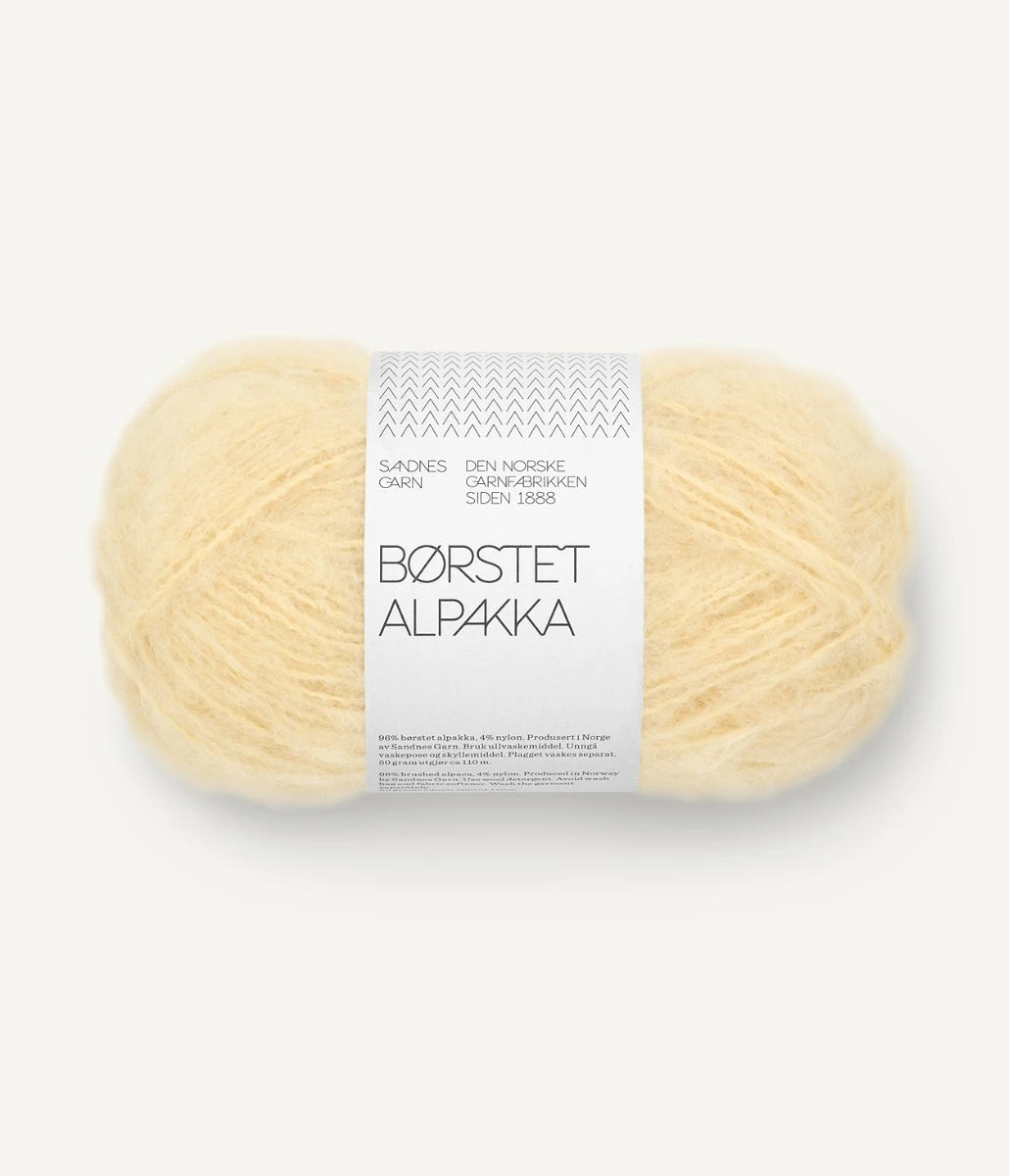 BØRSTET ALPAKKA
