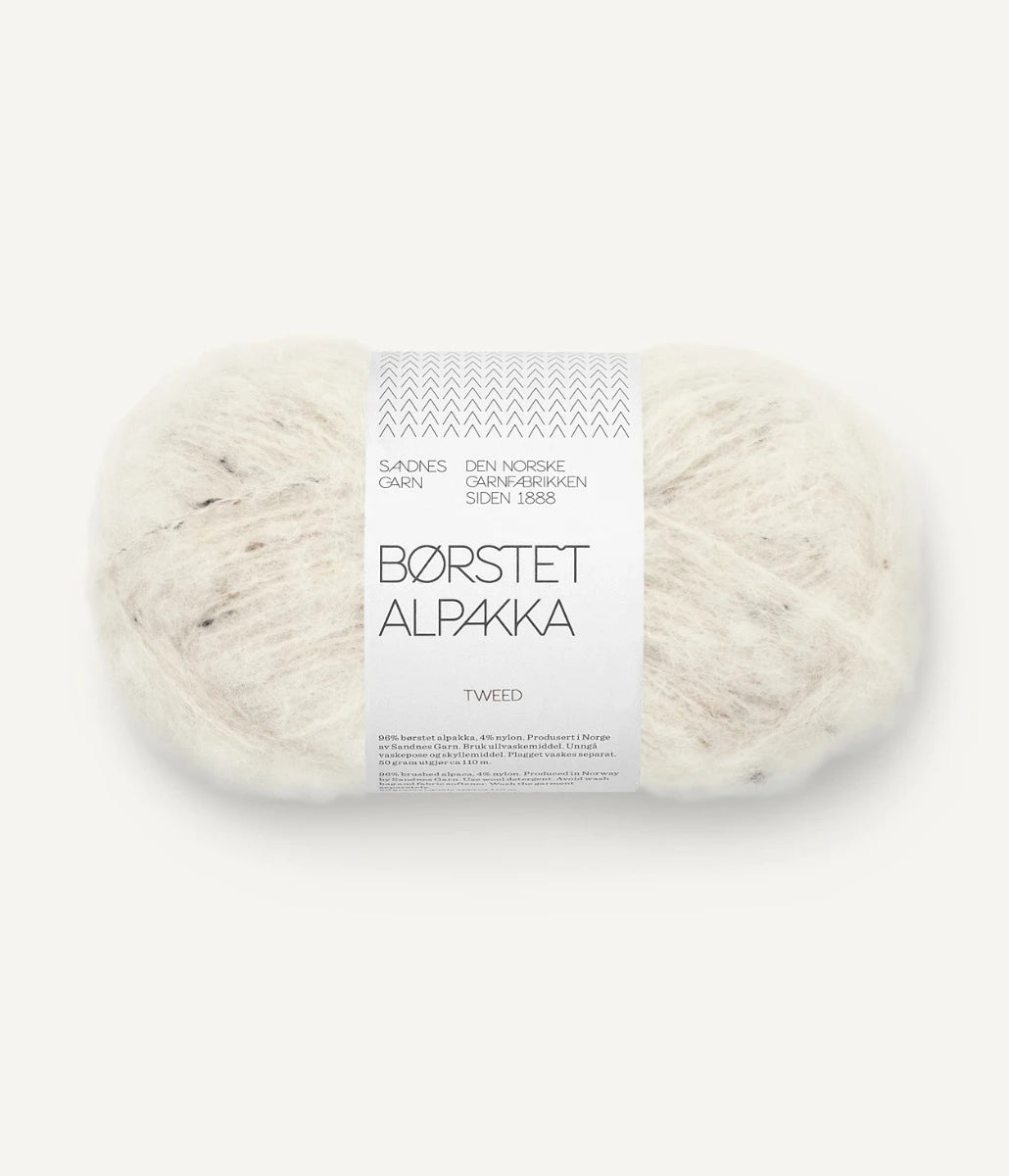 BØRSTET ALPAKKA