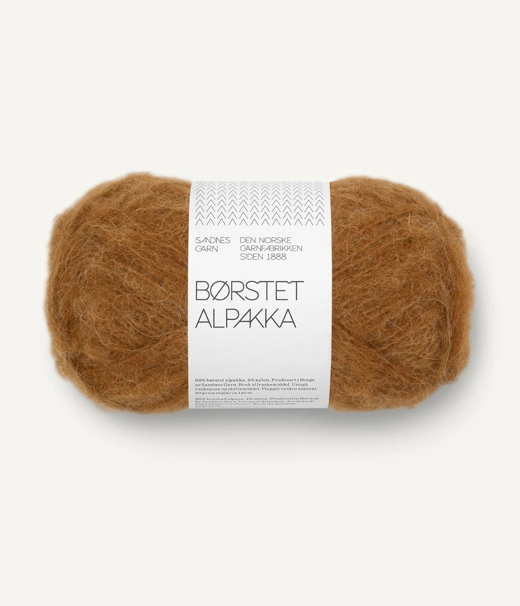 BØRSTET ALPAKKA