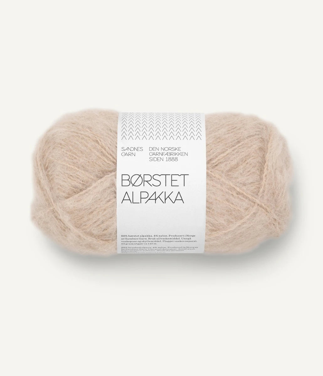 BØRSTET ALPAKKA