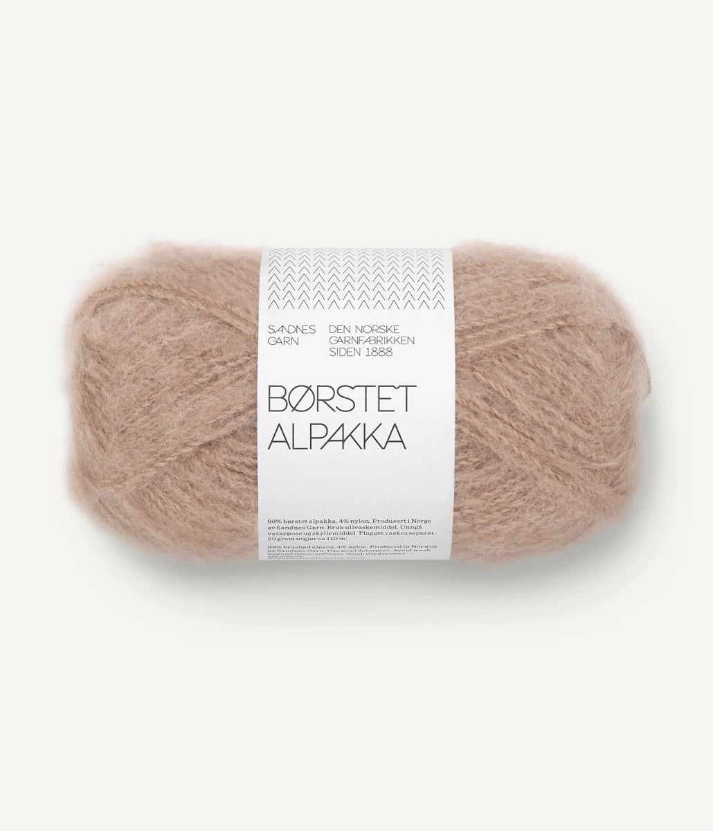 BØRSTET ALPAKKA