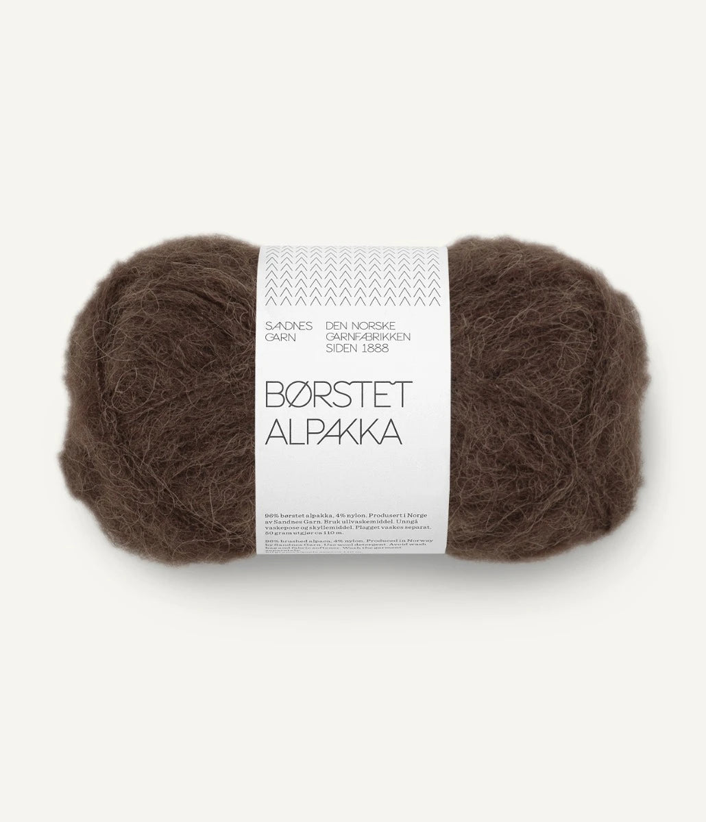 BØRSTET ALPAKKA