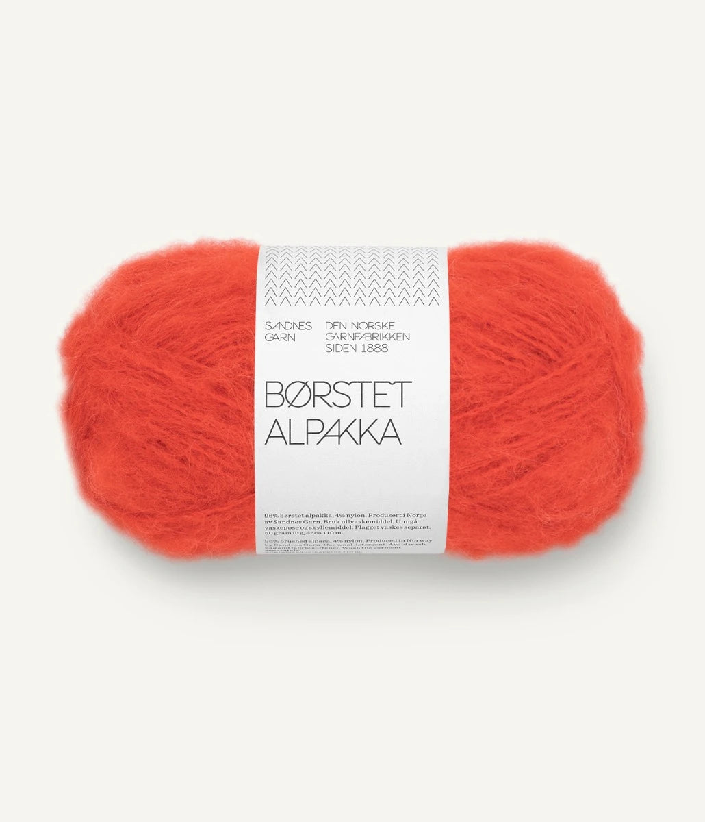 BØRSTET ALPAKKA