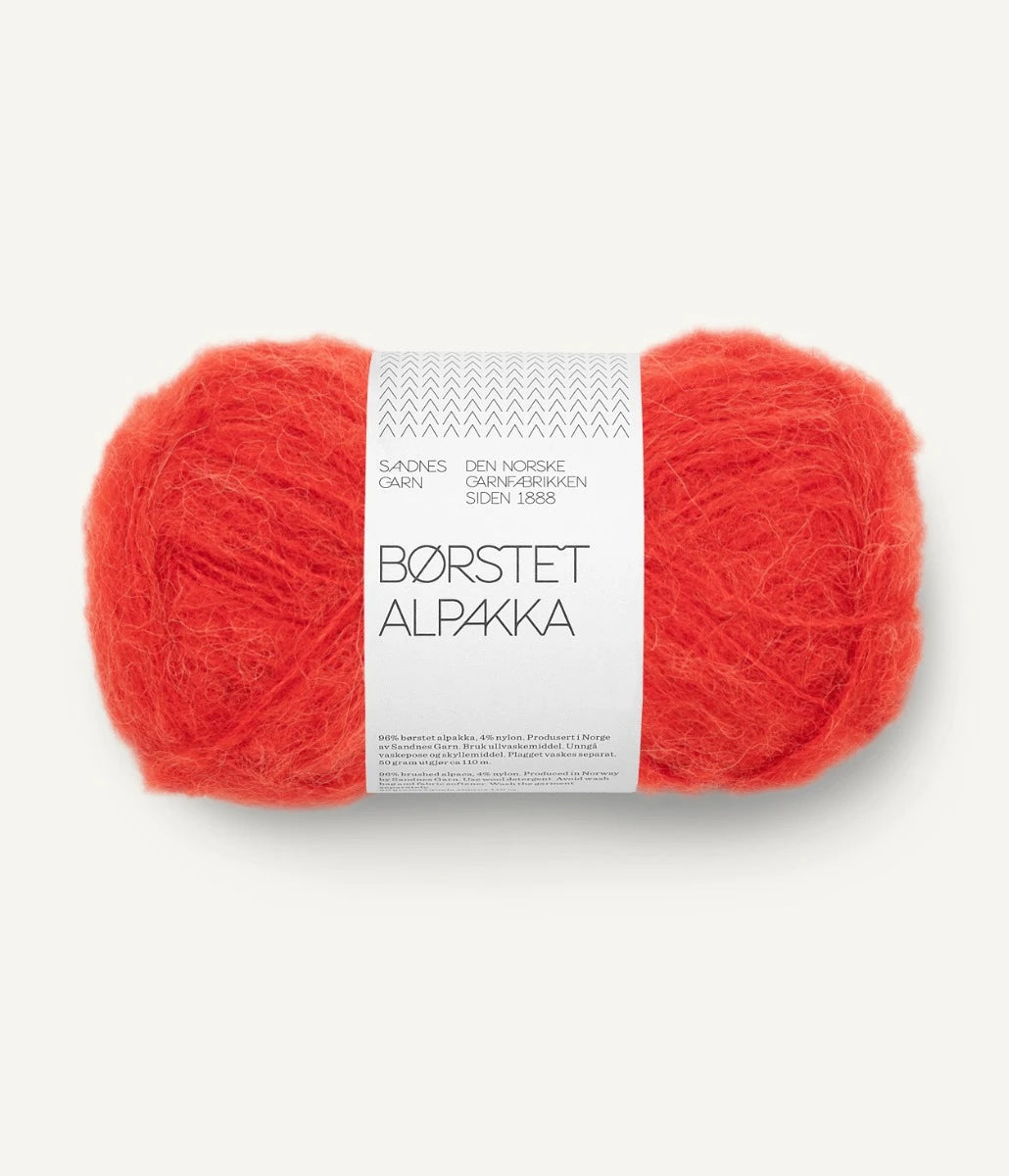 BØRSTET ALPAKKA