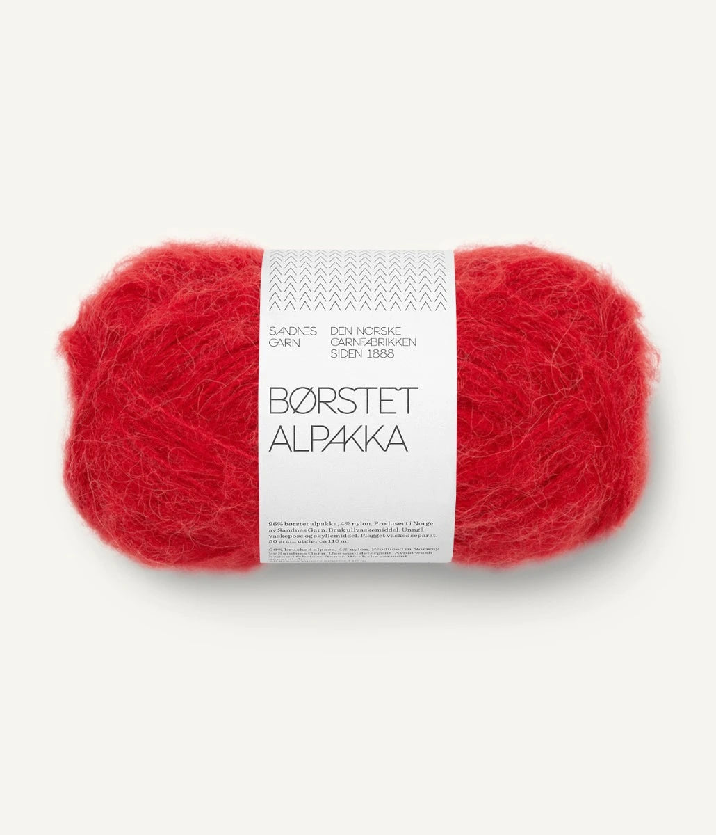 BØRSTET ALPAKKA