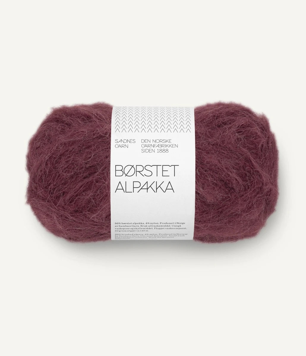 BØRSTET ALPAKKA