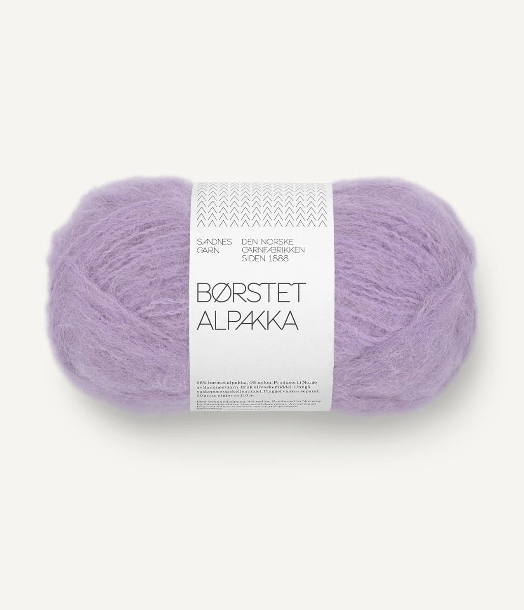BØRSTET ALPAKKA