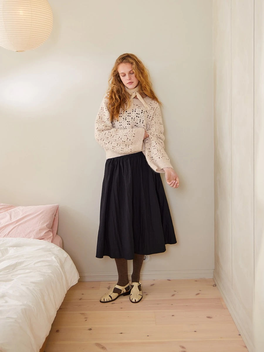 Fleur Sweater Strickanleitung und Garnset von Sandnes Garn aus 2403 DIY, gestrickt mit Tynn Peer Gynt und Tynn Silk Mohair, Bild 3