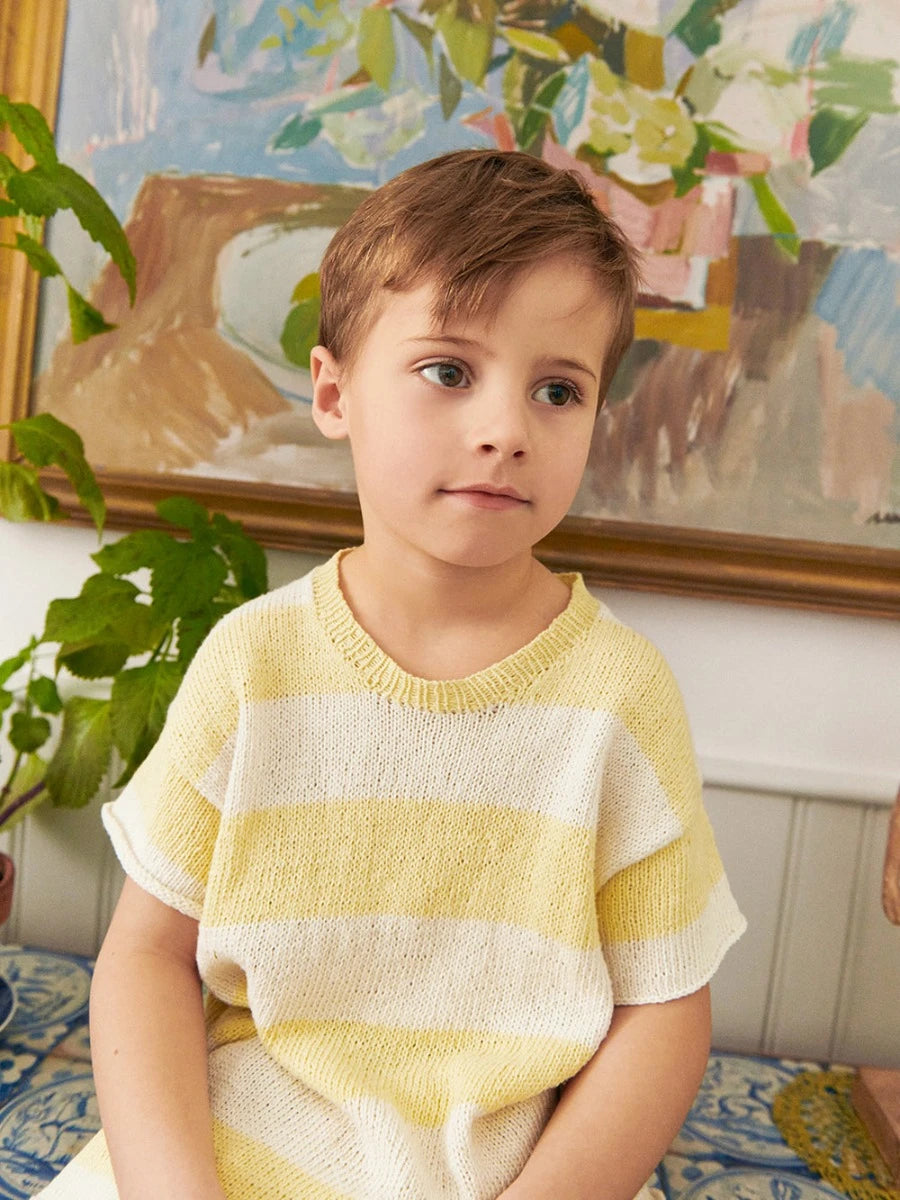 Anleitung ROWAN TEE JUNIOR / Sommer Barn og Baby 2603 Nr. 6