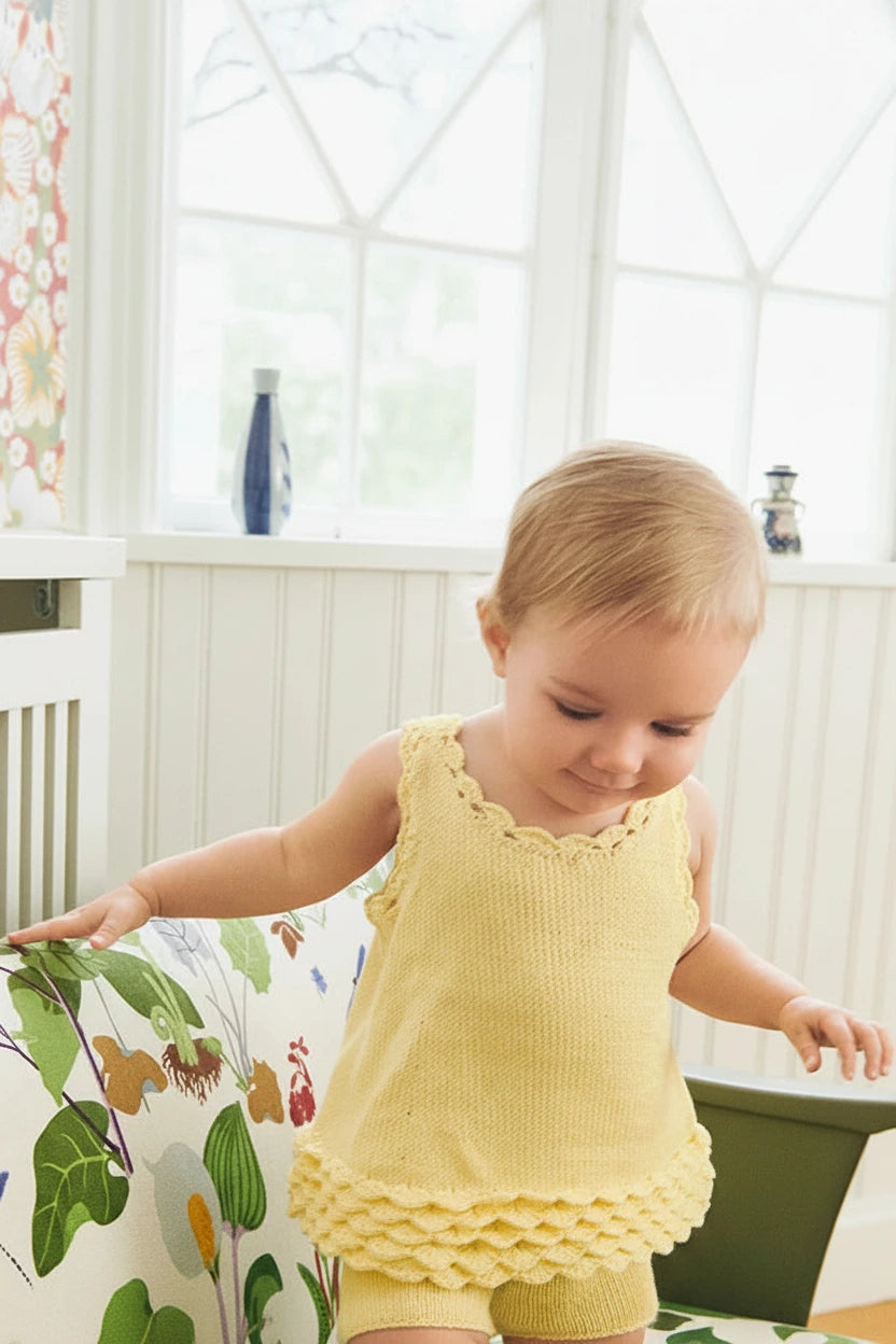 Garnset Sommer Barn og Baby 2603 Nr. 7 | ROSETTE TOP