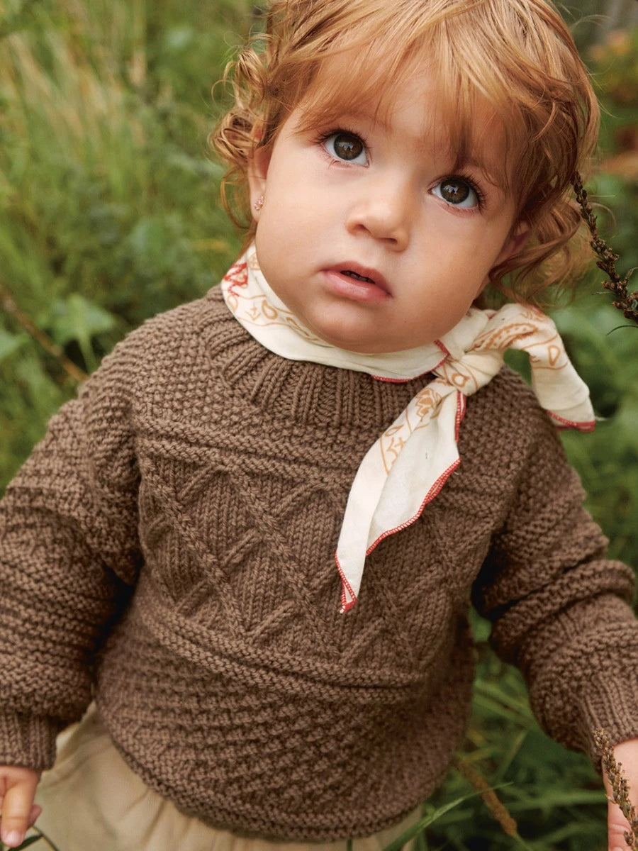 Anleitung GUERNSEY SWEATER BABY | 2413 myk start Nr. 1