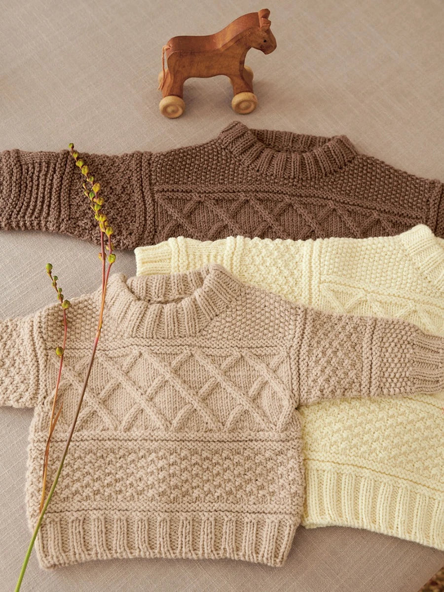 Anleitung GUERNSEY SWEATER BABY | 2413 myk start Nr. 1