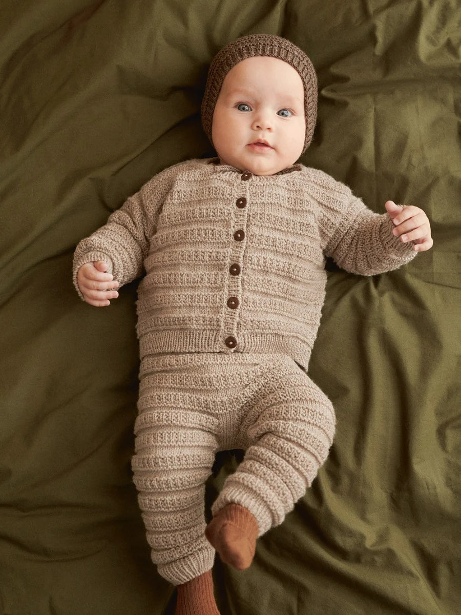 FILIP CARDIGAN, PANTS & BONNET Baby |  2413 myk start Nr. 4