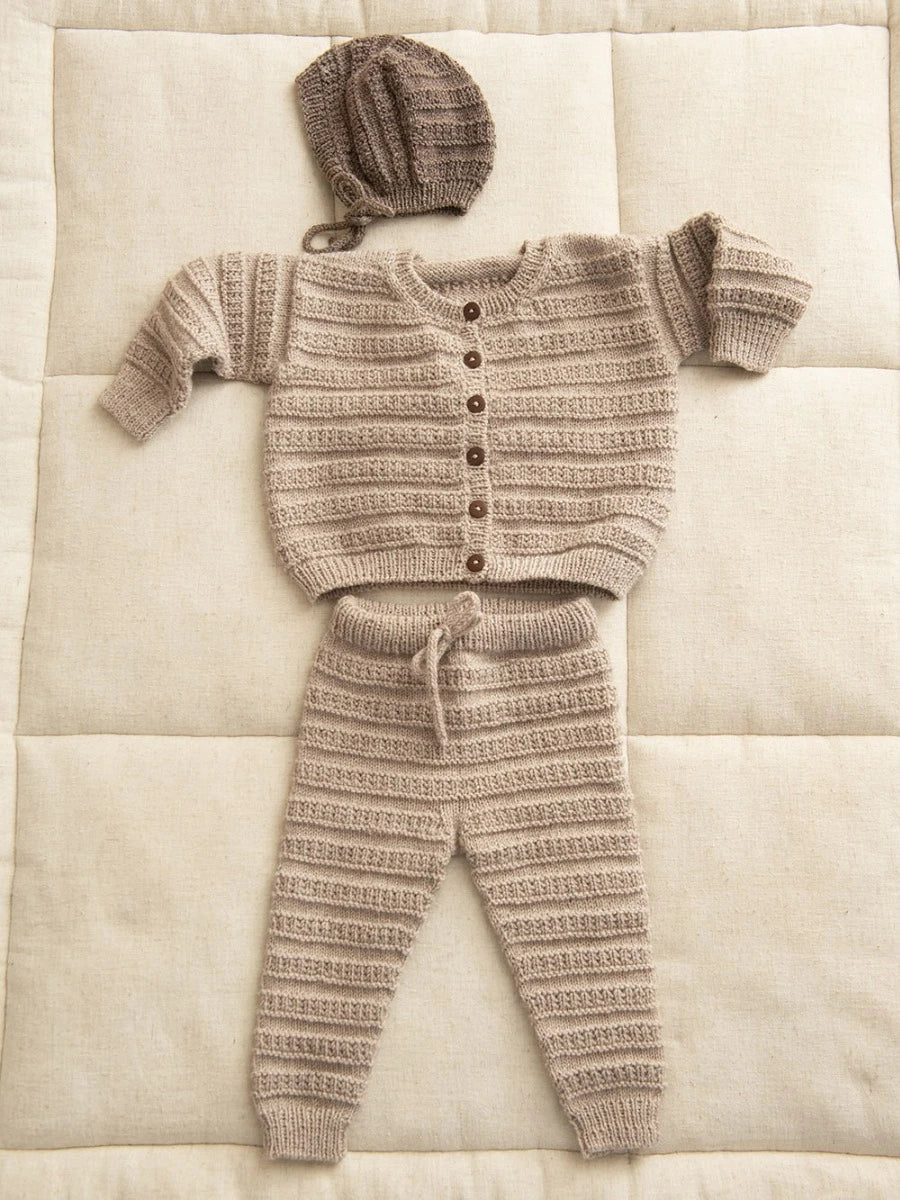 FILIP CARDIGAN, PANTS & BONNET Baby |  2413 myk start Nr. 4