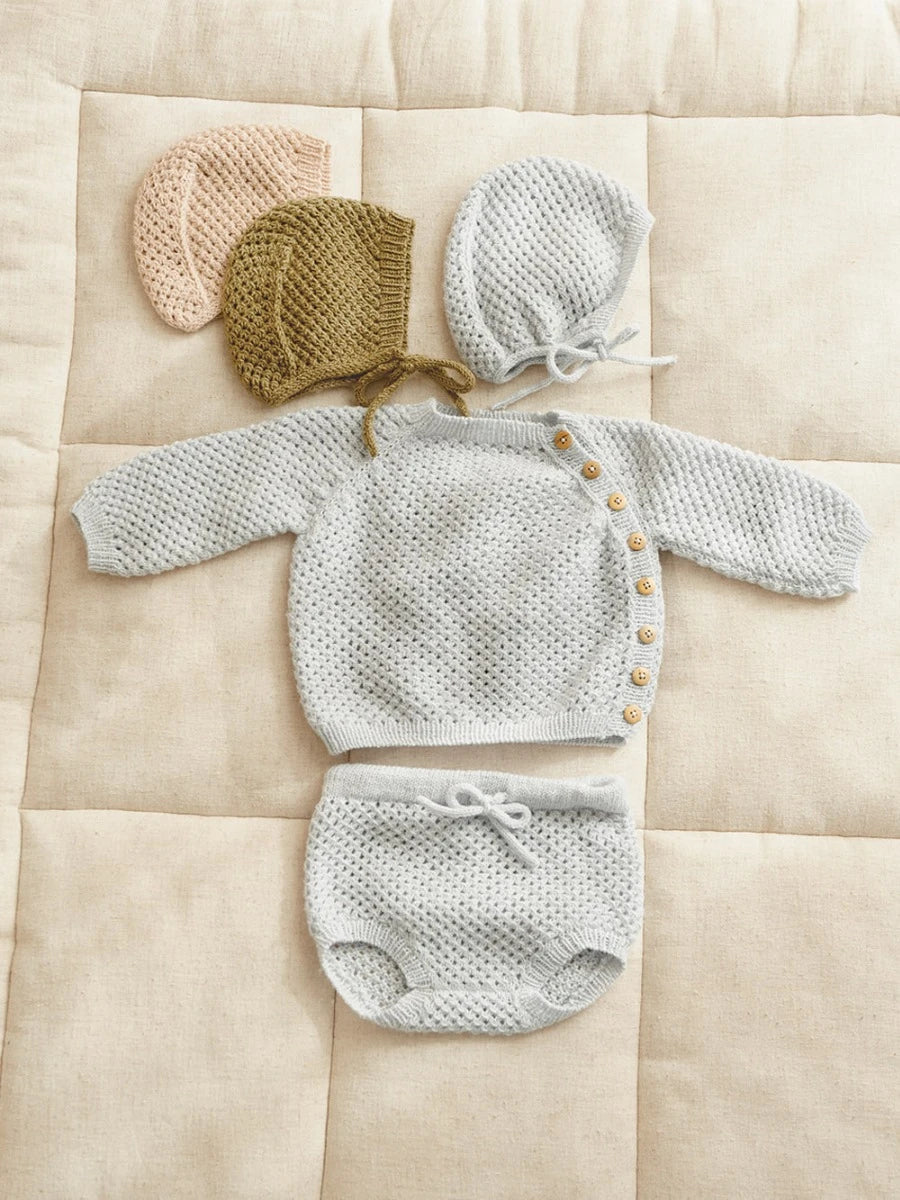 Anleitung APRIL CARDIGAN, DIAPER PANTS & BONNET | 2413 myk start Nr. 5