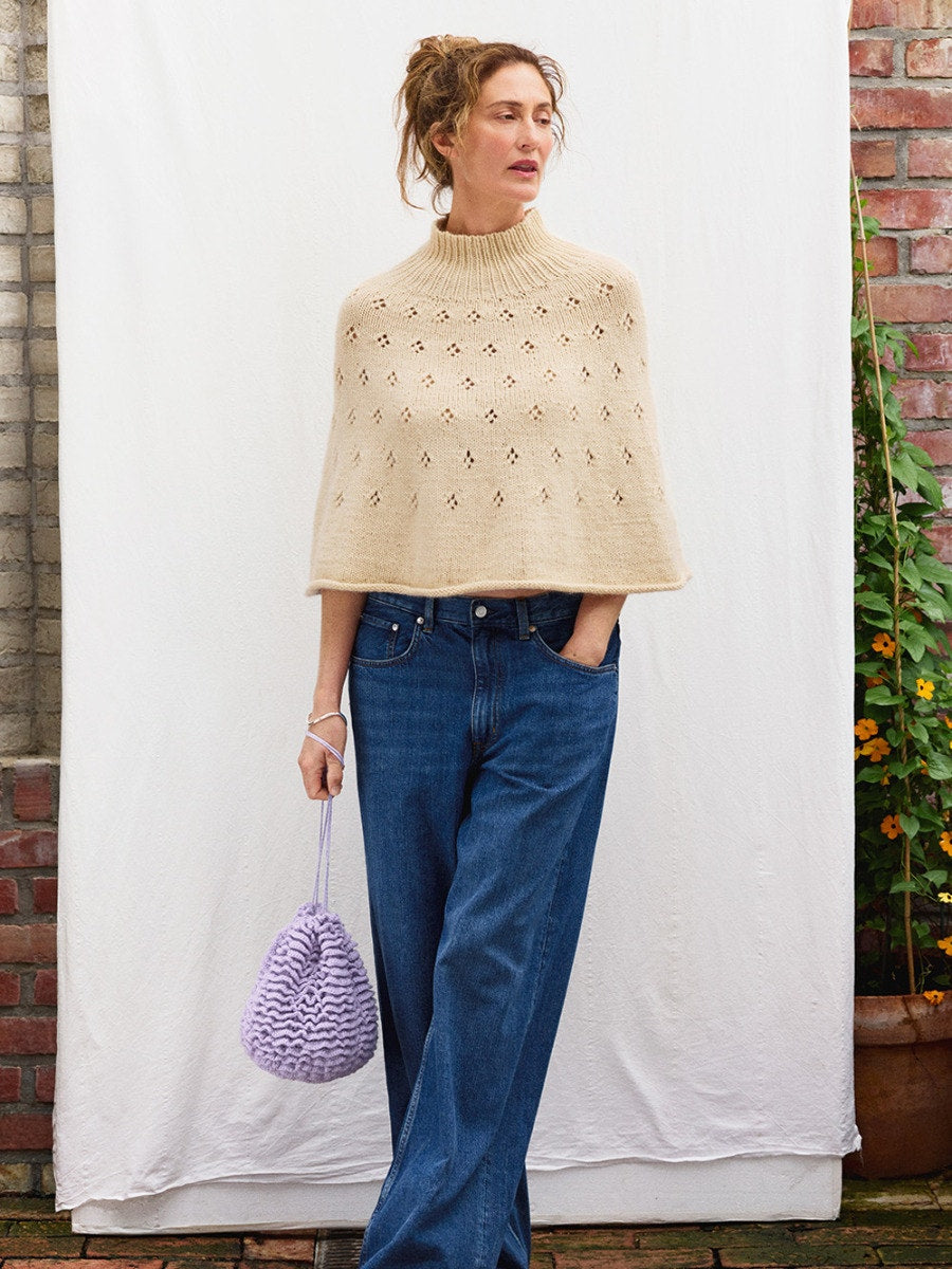 Petal Bucket Bag, Sandnes Garn Anleitung DIY 2606 Nr. 9