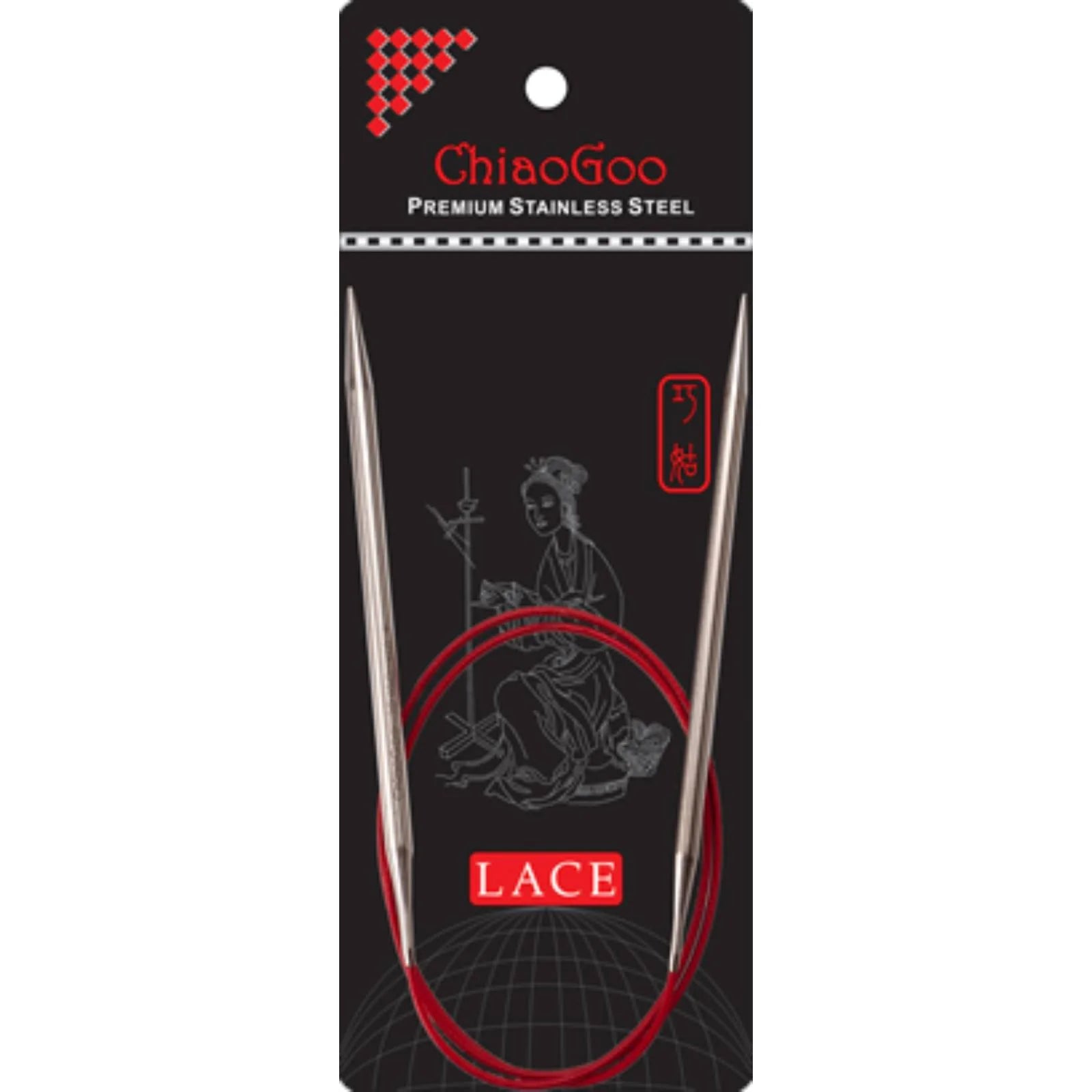 Rundstricknadel RED LACE