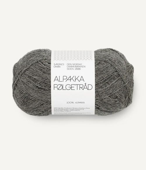 Sandnes Garn Alpakka Folgetråd Knäuel in der Farbe 1053 dark grey melange
