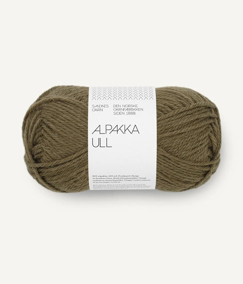 Sandnes Garn Alpakka Ull Knäuel in der Farbe 9873 dark olive
