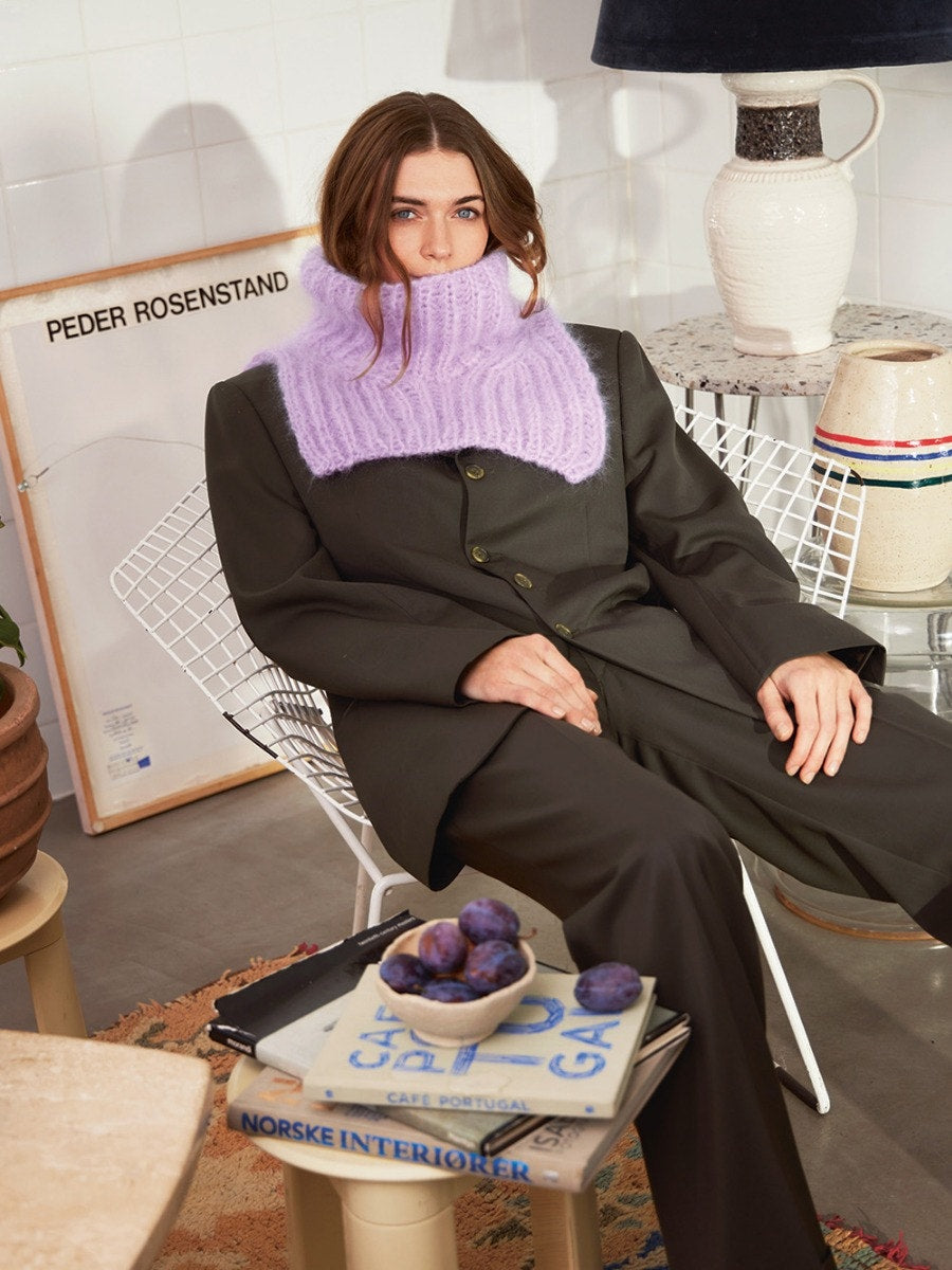 Hannah Neck Strickanleitung und Garnset von Sandnes Garn aus 2403 DIY, gestrickt mit Ballerina Chunky Mohair, Bild 3, Variante c